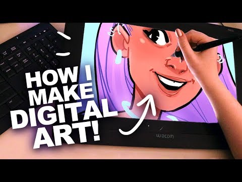 video-linktoworks-DRAWING ON A SCREEN! | Wacom Cintiq 16 Tablet | My...