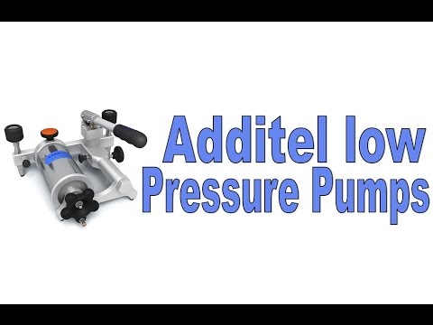 Additel ADT901 and ADT912 Low Pressure Pumps 
