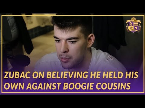 Video: Lakers Post Game: Ivica Zubac Believes He Defended Boogie Cousins Well