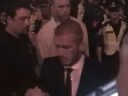Beckham signing autographs at MLS All-Star Game