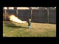 Kid with Flamethrower