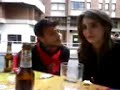 dimanche matin petit dej dans un bar et rencontre avec de droles d'espagnol