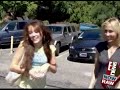 Miley Cyrus getting a necklace!