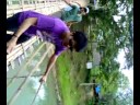 team evette - on hanging bridge