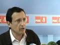 Rueda de Prensa del Candidato socialista sobre las falsificaciones de impresos de votos por correo