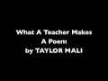 What Teachers Make