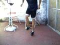 videos de jueguitos con la de tennis...el diego un poroto papa!!
