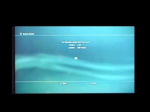 how to update a ps3 via usb