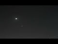 月 金星 木星 微速度撮影動画 人工衛星も 人工衛星