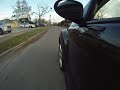 Suction cup mounted GoPro Camera on Door of Caliber SRT4 -30frames per second