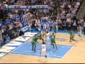 Carmelo Anthony dunks over three Celtics