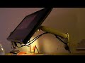 New Desktop Setup - Flexible LCD Wall Mount