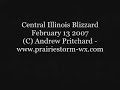 Central Illinois Blizzard 2007