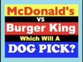 McDonalds vs Burger King, Dog Picks Best Tasting Burger, Food Review by Mike Mozart of JeepersMedia and Coco Puff