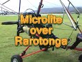 microlite flight over rarotonga cook islands