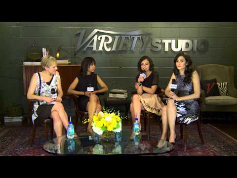 variety - Variety Emmy Studio Lead Actress Drama panel discussion with Elisabeth Moss, Emmy Rossum, Kerry Washington, and Tatiana Maslany.