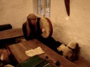 Ranan joue du bodhran au GN agone de la croisée des chemins Ranan joue du bodhran au GN agone de la croisée des chemins