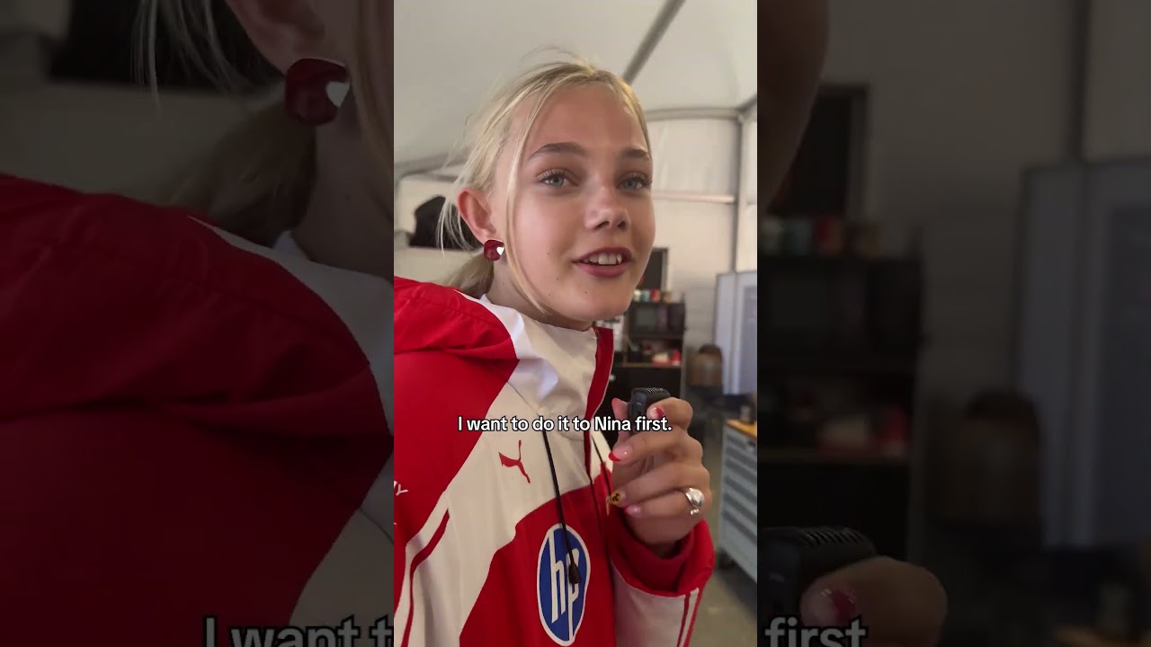 "I'm 24. 22 actually." 🤨 Alba on first person duty 🎤 | F1 ACADEMY