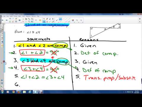 how to prove two angles are supplementary