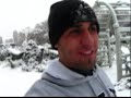 Running in Schicago winter Running in Schicago winter