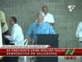 Expresidente Álvaro Uribe, realizó Taller Democratico en Valledupar