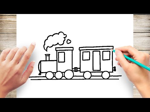 video-linktoworks-How To Draw Train Step by Step - YouTube