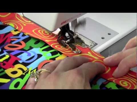 how to finish off binding on a quilt