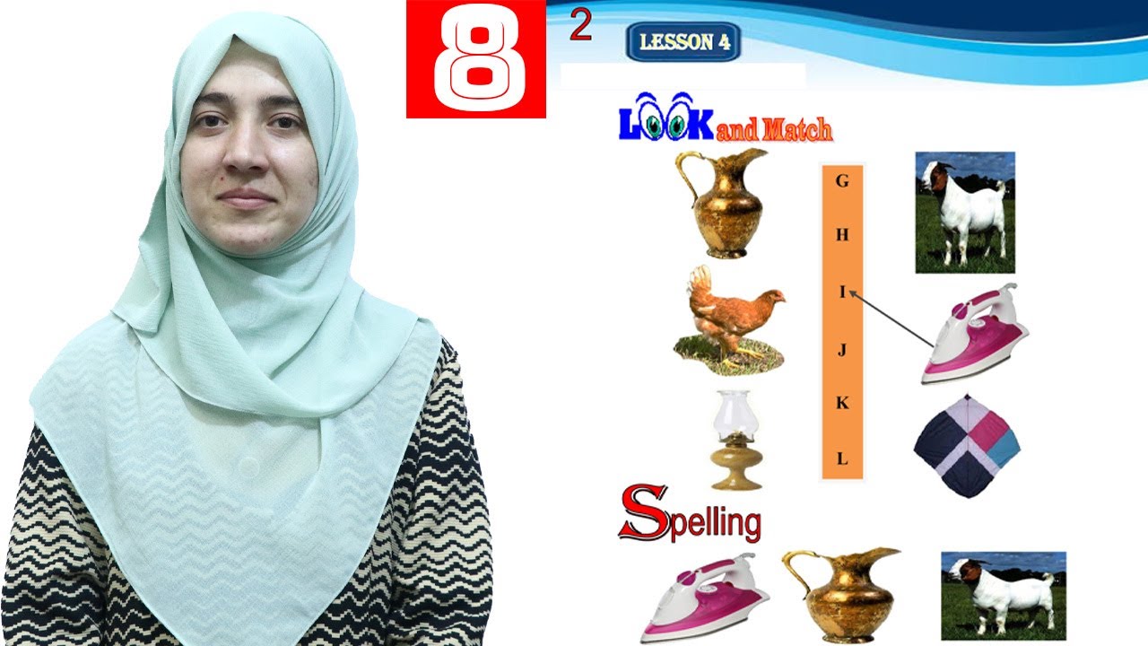 Class 4 - English _ Lesson 8 _ Session 13th / انگلیسی څلورم ټولګی - لوست 8