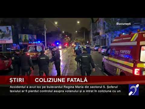 Coliziune fatală în București
