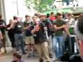 Fighter X and two friends jam in front of PAX 2008
