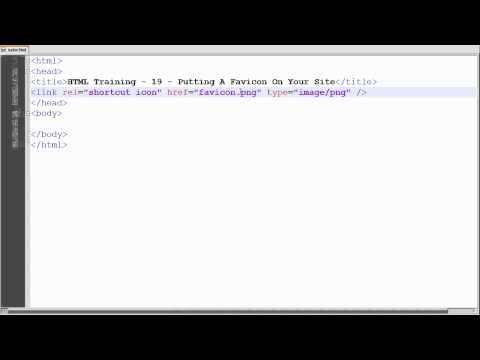 how to define favicon