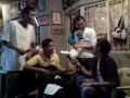 Cantando en la Casa de abraham Arteaga, mich.