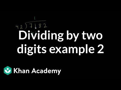 Dividing by 2-digits: 7182÷42
