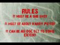 Harry Potter - Open To All - One Shot - Closes 3rd Jan. 2010