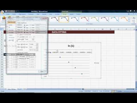 how to fit data to an equation in excel
