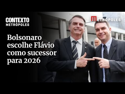 Bolsonaro diz que Flávio será seu candidato à Presidência da República