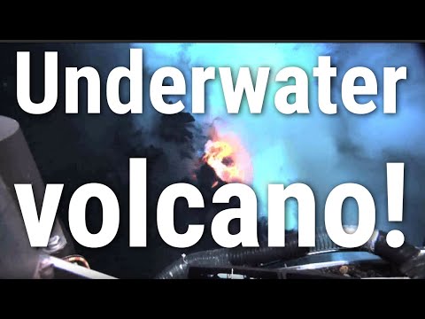 Científicos filman por primera vez la erupción de un volcán submarino