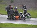 Accidentes de motos/Finge un accidente en Brasil