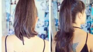 How to make a ponytail look longer