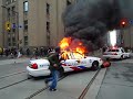 G20 Toronto Protest Report: Police car vandalized, set on fire part 4