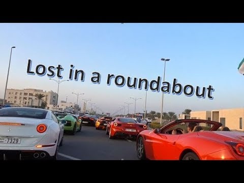 80 Supercars lost in a Roundabout