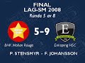 en av de fyra matcherna i femte rundan i lag-sm-finalen mellan enk�ping hsc och bhk m�llan rouge.