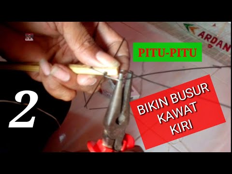 Cara Membuat Busur Kawat Pitu-pitu Sebelah Kiri #2