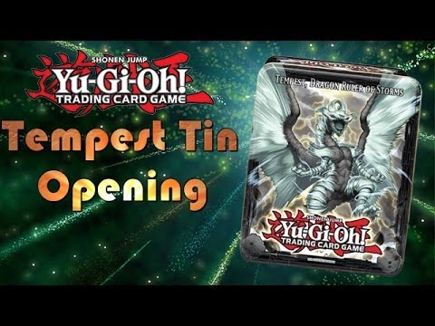 Yugioh Tempest Tin Opening