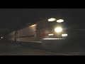 CSX Q439-10, CSX Q410 with a CRQ SD40-2 and SEPTA at Woodbourne, Pennsylvania on 11/10/2009