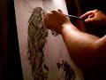 Speed Watercolour Painting of Horse