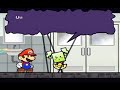 mimi: world #2 boss fight: super paper mario  wii 