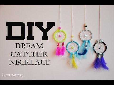 Dream catcher necklace diy Dream catcher necklace diy