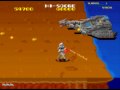 mag max � 1985 nichibutsu. a horizontally scrolling shoot-em-up in which a single player takes control of a hovership and must battle their way through an enemy-packed level; moving both above and below ground during the course of a level. at various points the player will come across robot parts, either a torso or a pair of legs. collecting these will eventually see the player's hovership become a towering robot, vastly increasing available firepower in the process. main cpu : 68000 (@ 8 mhz) soundcpu : z80 (@ 2.5 mhz) sound chips : (3x) ay8910 (@ 1.25 mhz) screen orientation : horizontal video resolution : 256 x 224 pixels screen refresh : 60.00 hz palette colors : 256 players : 2 control : 8-way joystick buttons : 2