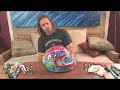 Drew Brophy Paints Motorcycle Helmet